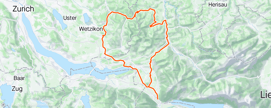 Map of the activity, Chli Müeh mit de Höhemeter 🫣