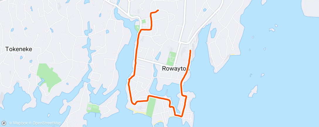 Map of the activity, Morning walk