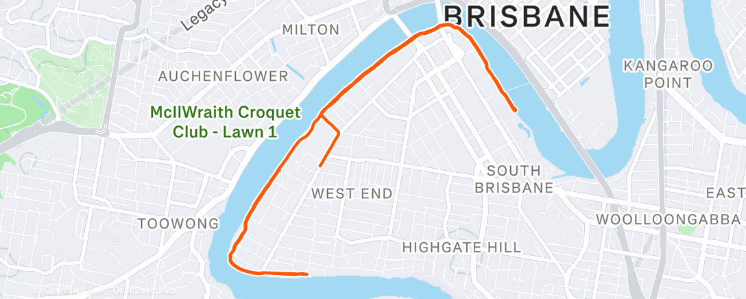 Карта физической активности (Morning Run)