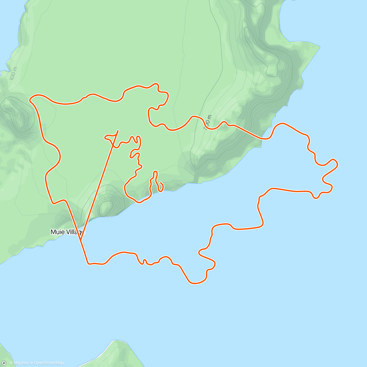 Map of the activity, Zwift - Pacer Group Ride: Three Little Sisters in Watopia with Taylor