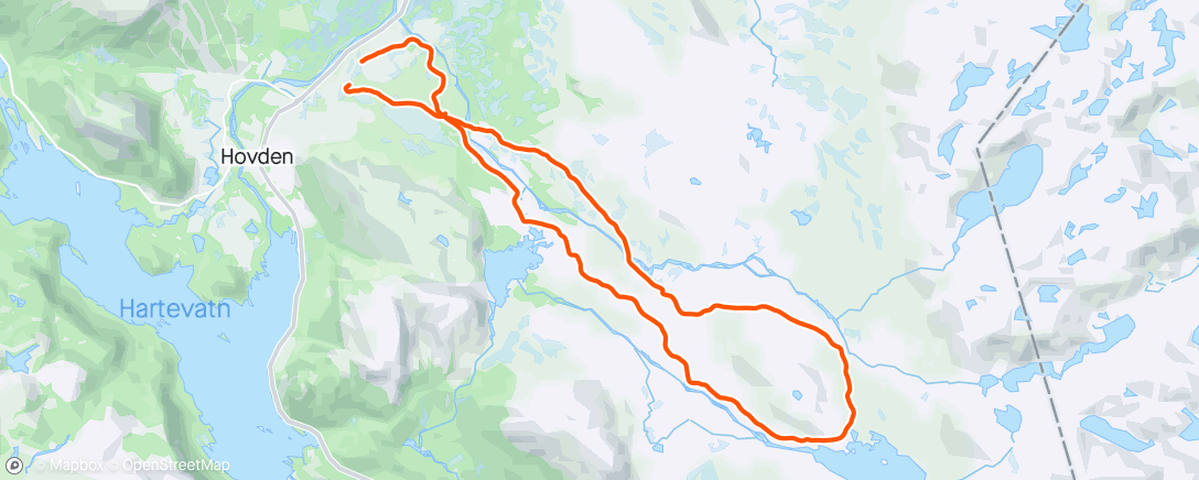 Karte der Aktivität „Afternoon Nordic Ski”