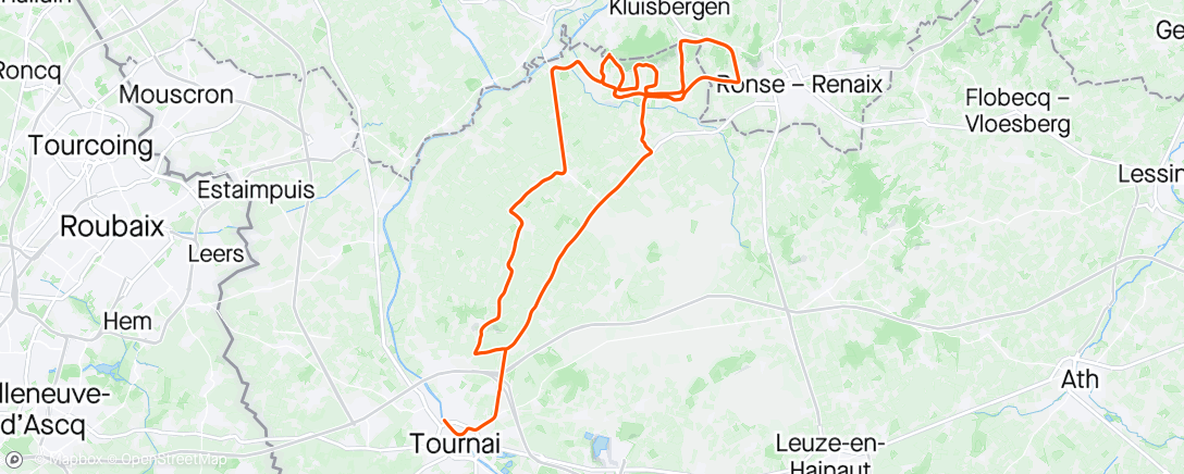 Map of the activity, Franco-Belge