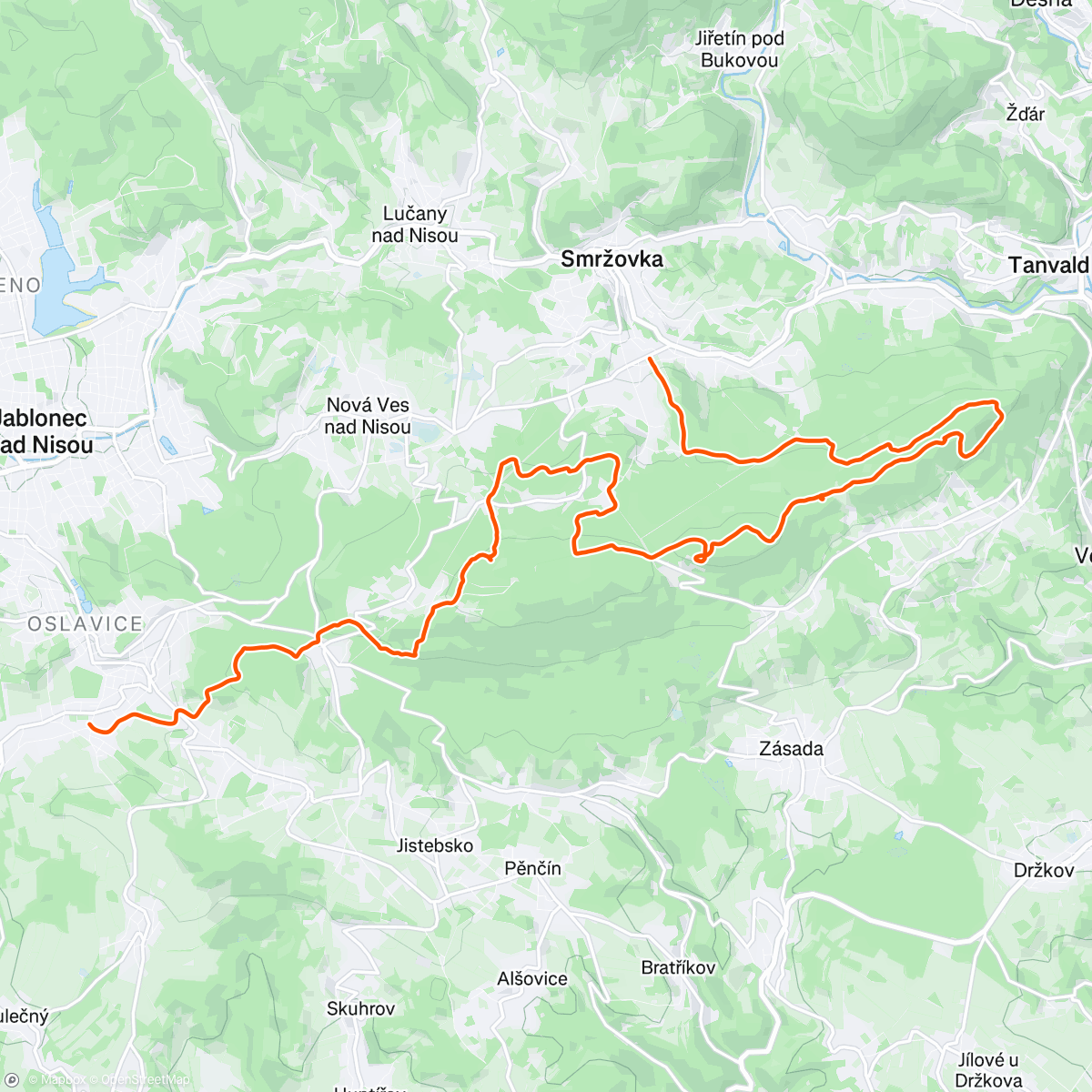 Map of the activity, Derby 2024