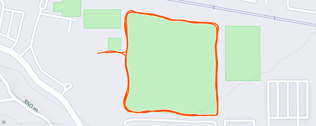 Map of the activity, Afternoon Walk