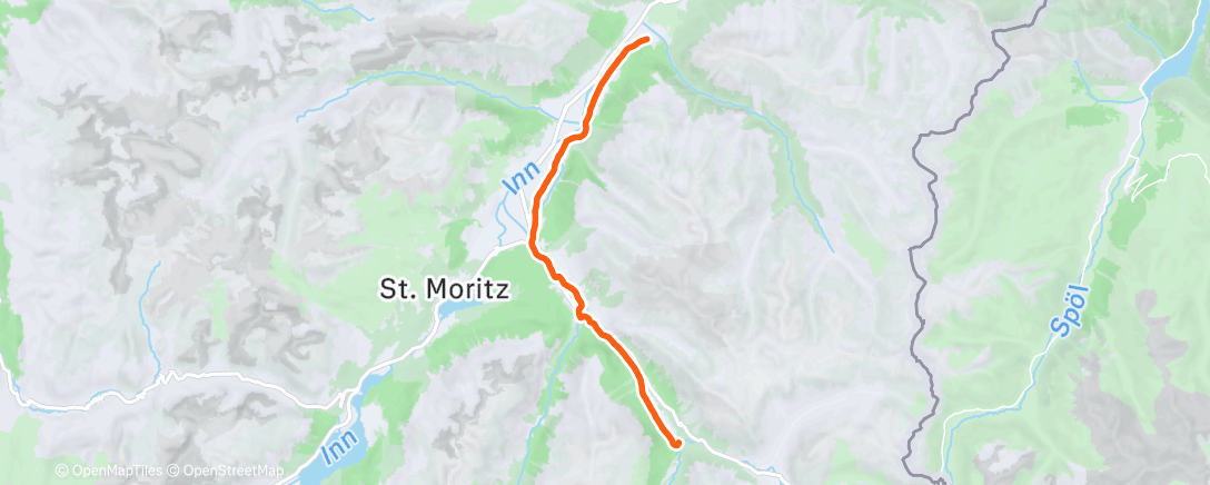 Map of the activity, Ski Nordisch am Nachmittag