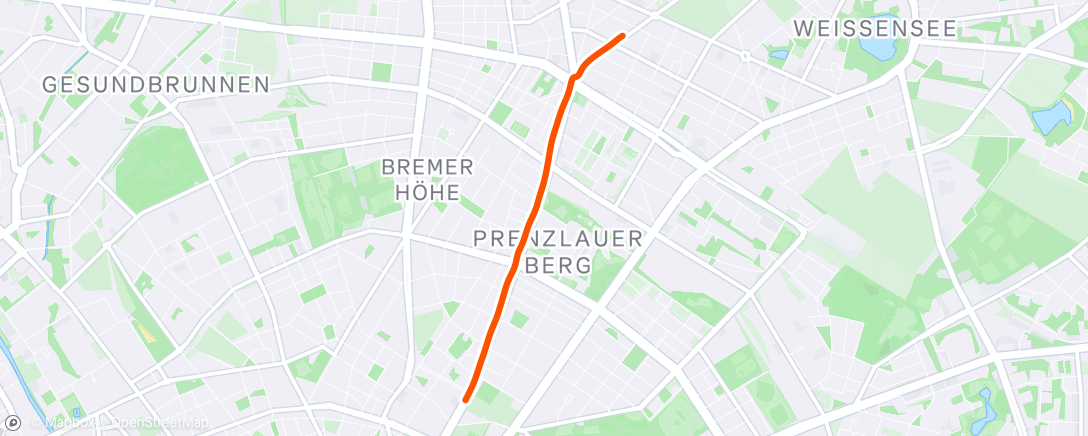 Map of the activity, Morning Ride