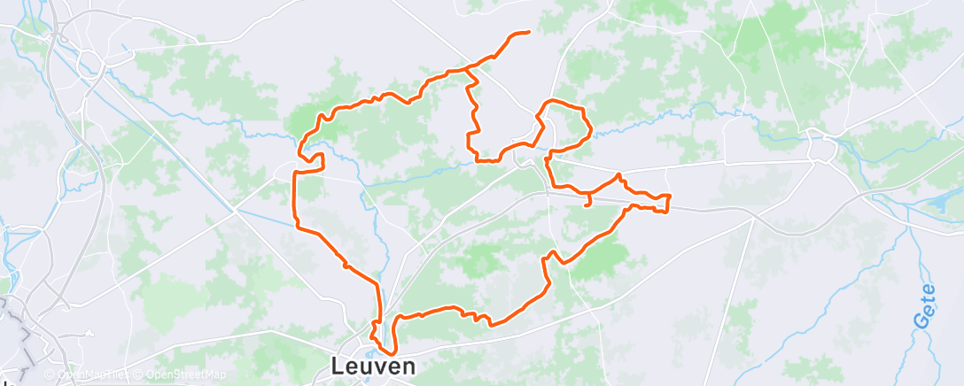 Карта физической активности (Ochtendrit)