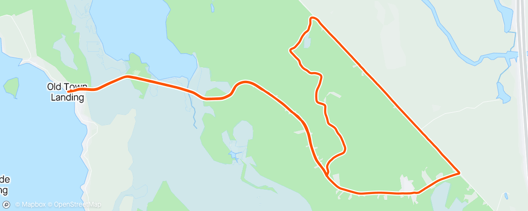 Map of the activity, Sunshine hardtail ride