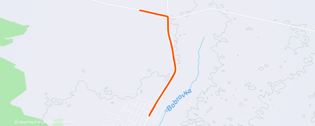 Карта физической активности (Дневной забег)