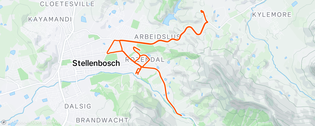 Peta aktivitas, Morning Ride