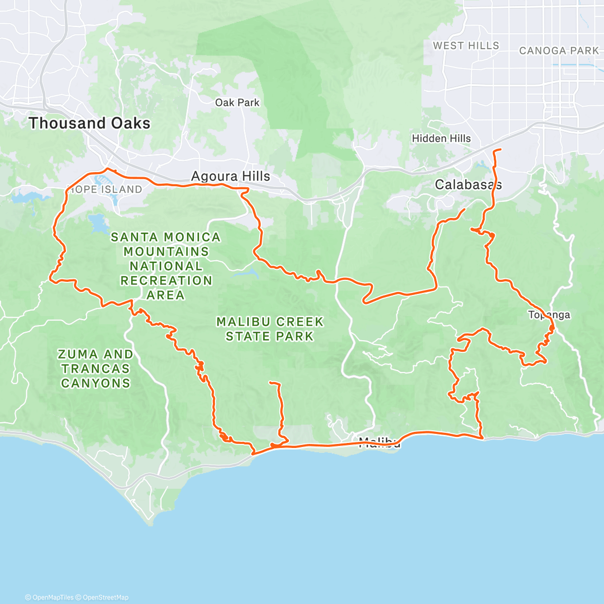 Map of the activity, Looks like that was the last day in the summer jersey for the season