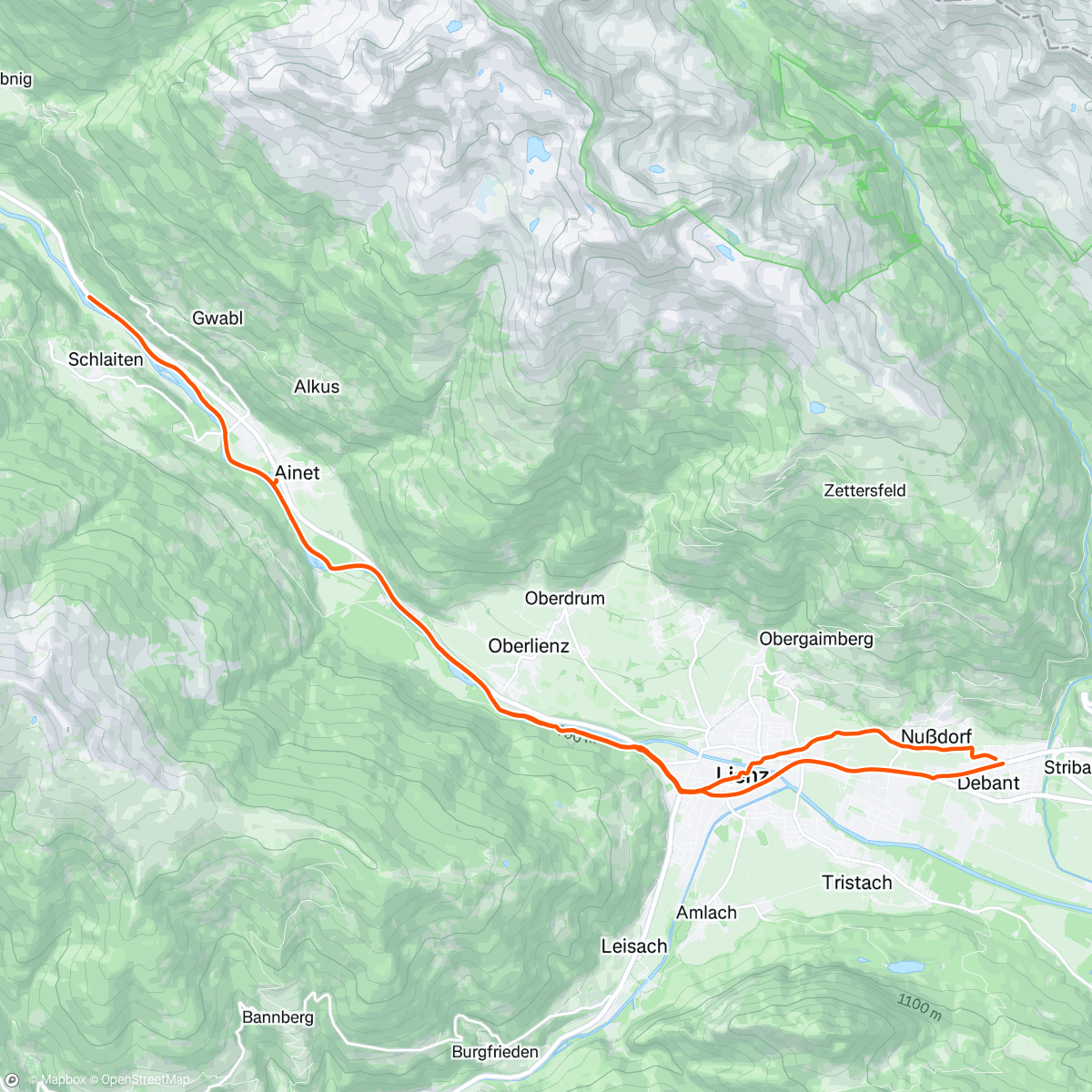 Map of the activity, Piano che fa freddo al mattino!! 11 croccantissimi gradi