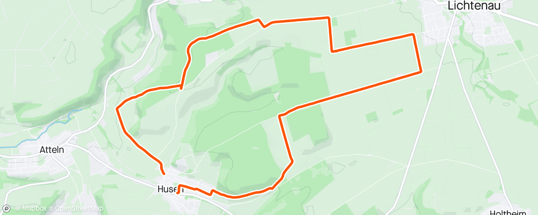 Mapa da atividade, Abendlauf