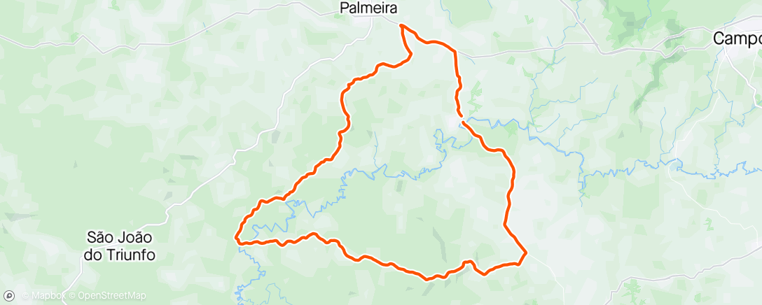 Mapa da atividade, Palmeira/Lapa/Porto Amazonas🌞