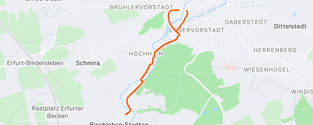 Map of the activity, Jetzt aber wirklich Paniktraining