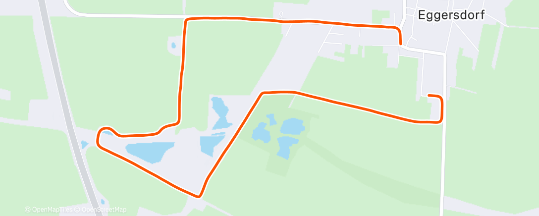 Map of the activity, Mittagslauf