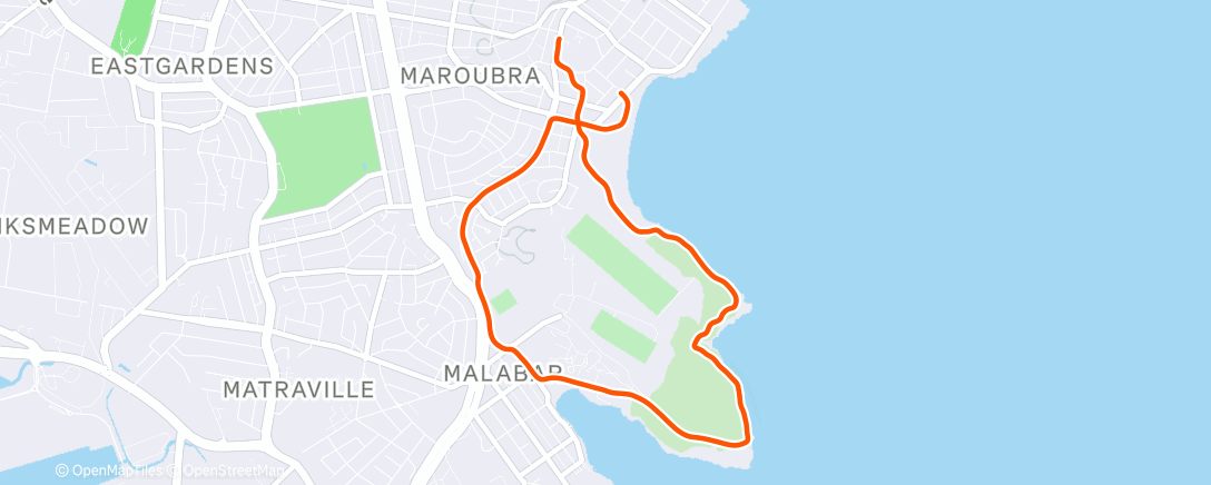 Map of the activity, Headlands clockwise 🔁