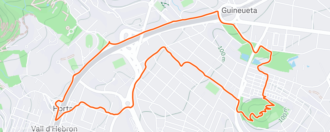 Map of the activity, Excursión de mañana