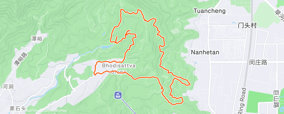 Map of the activity, 西山画马