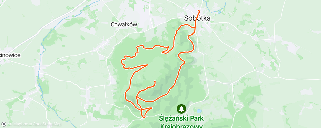 Map of the activity, Morning Mountain Bike Ride
Oby do wiosny
