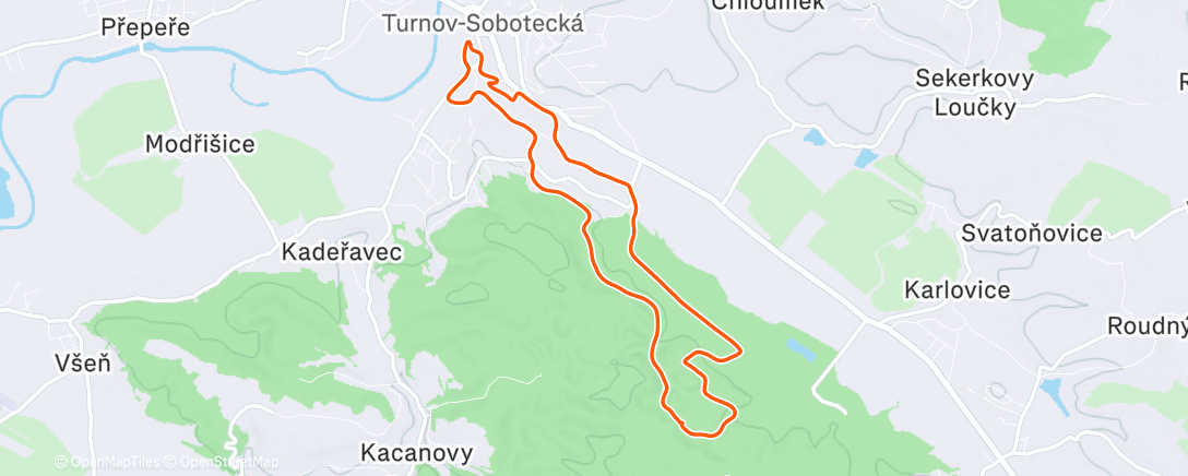 Карта физической активности (Morning Run)