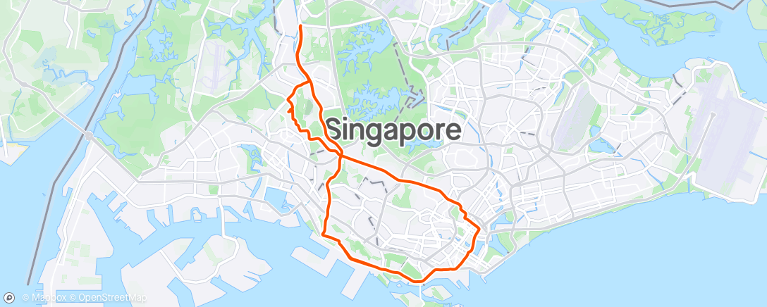 Map of the activity, Prawn Mee Ride 🦐