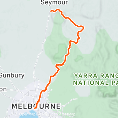 Melbourne to Tootgarook | 149.3 km Cycling Route on Strava