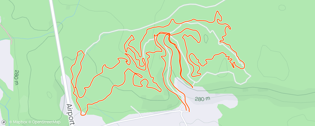 Map of the activity, CDDHS XC MTB Club