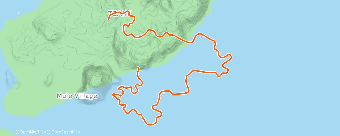 Map of the activity, Zwift - Zone Benchmarking on Sand And Sequoias in Watopia
