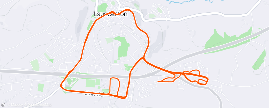 Map of the activity, Morning Run with Ian.