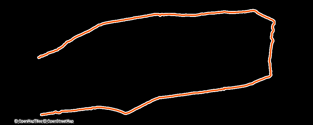 Map of the activity, Spaziergang am Nachmittag