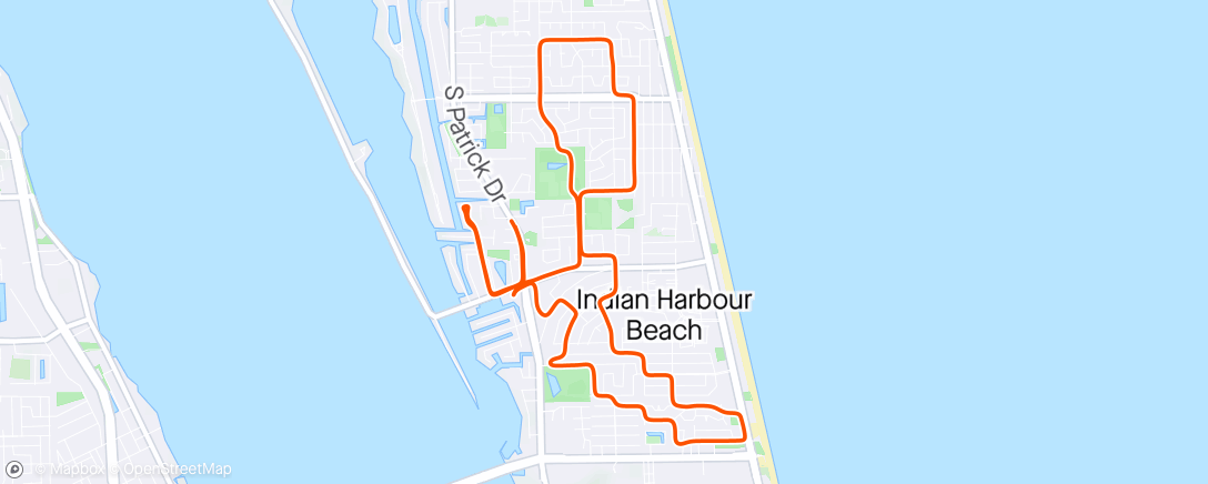 Map of the activity, Marathon Monday!