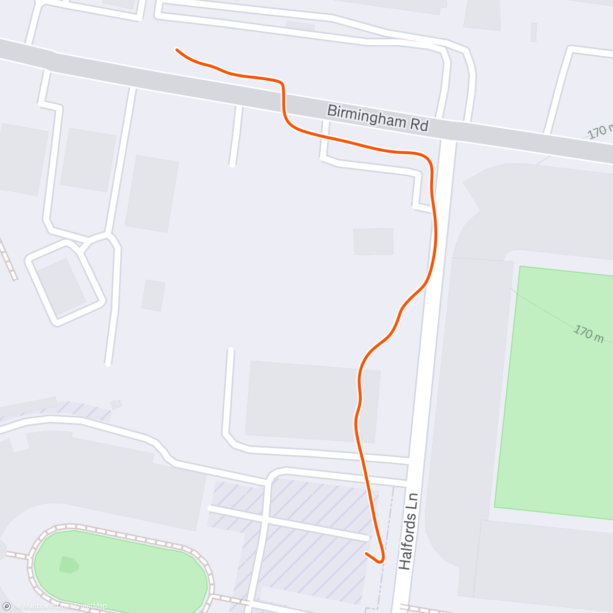 Map of the activity, Walk to the promised Land