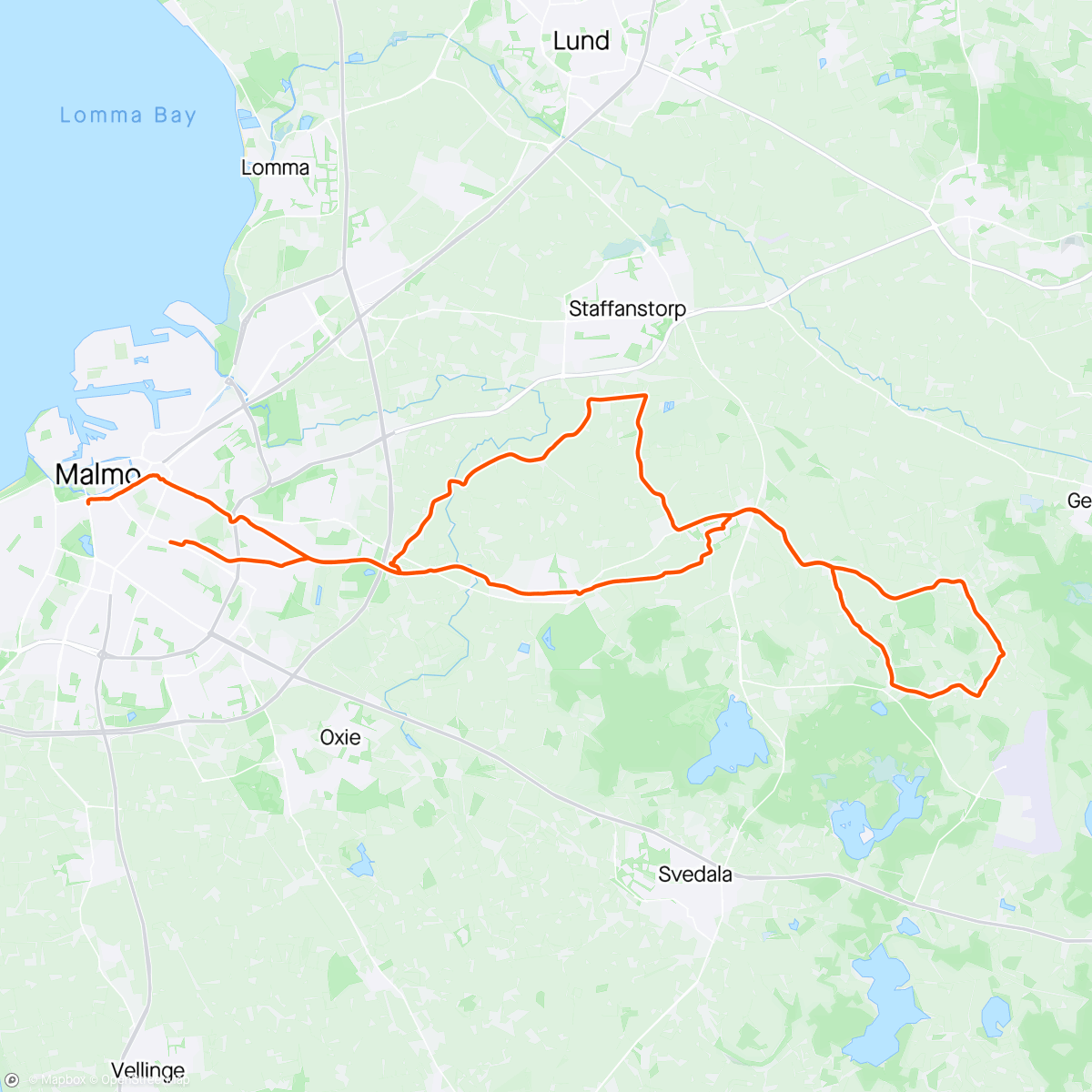 Map of the activity, Sunny Vismarlöv