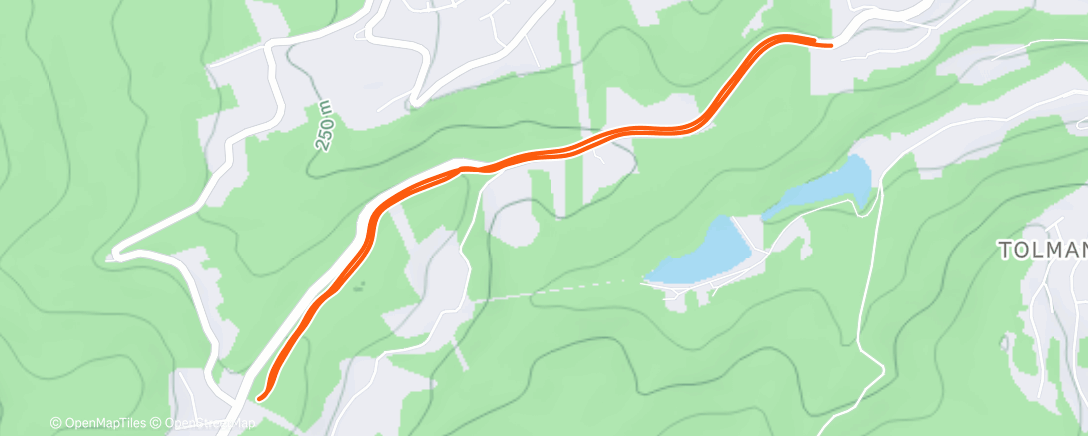 Map of the activity, Morning Run