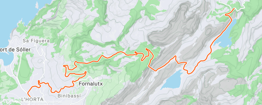 Map of the activity, BigRingVR - Puig Major