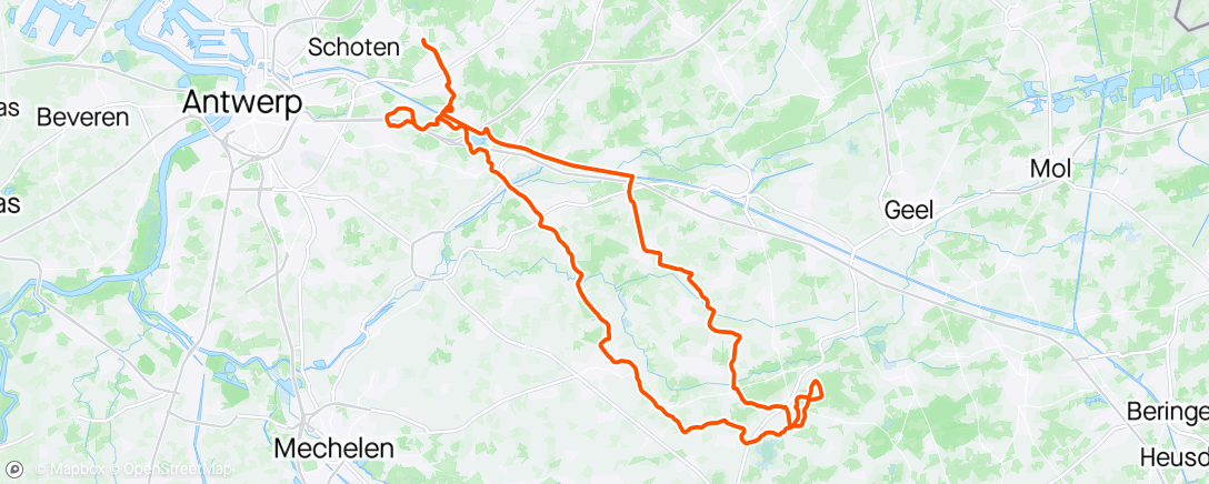 Map of the activity, Forza Fortuna - Dry Eycken Bruggen
