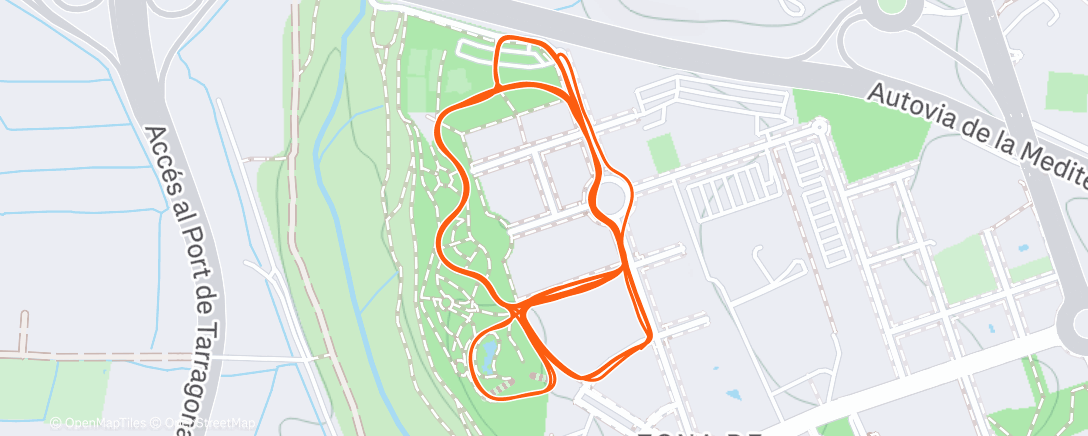 Map of the activity, 10k 🏃🏻‍♂️☔️🌧️😄