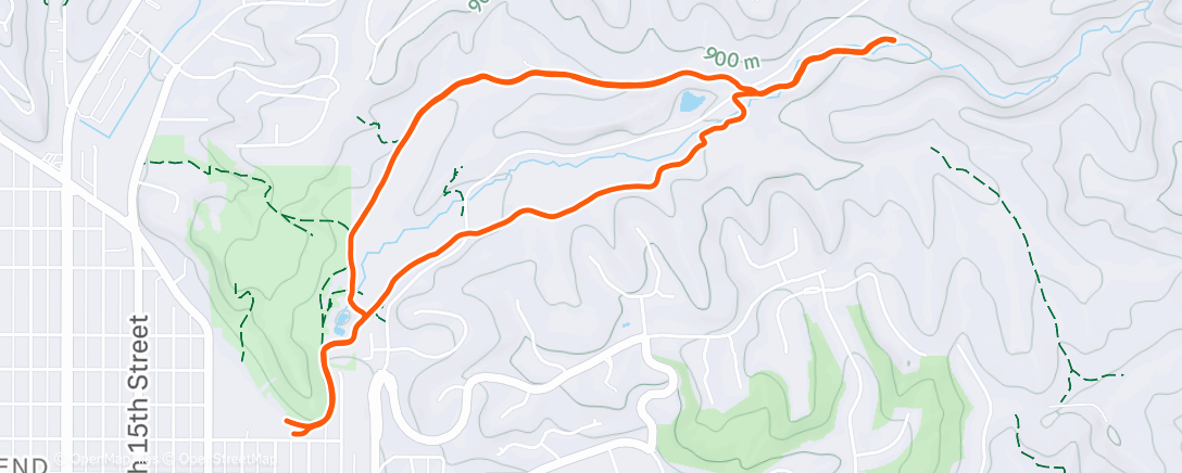 Map of the activity, Mighty Might’s boot camp is going to kill me