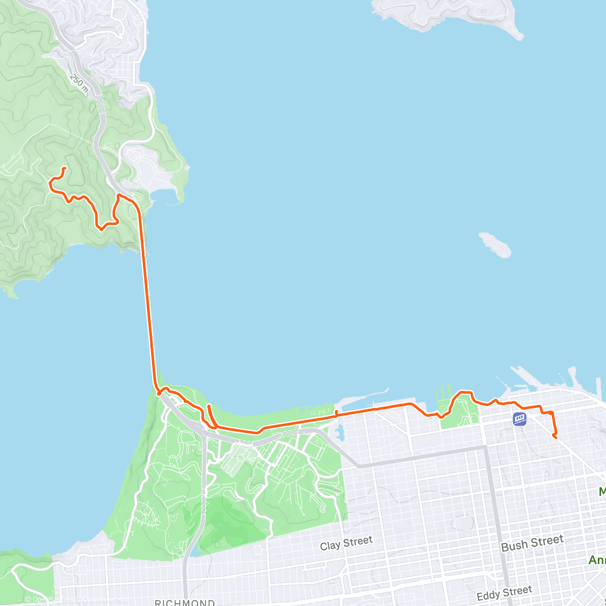 Map of the activity, ChemoRiders day 529
