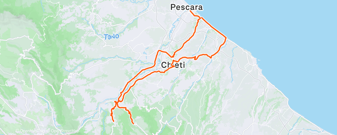 Map of the activity, Cicco