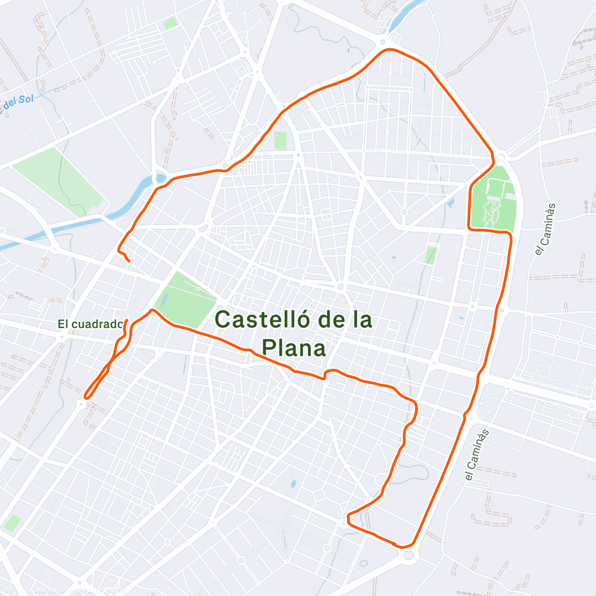 Map of the activity, CBR / Detox al ritmo de Alex