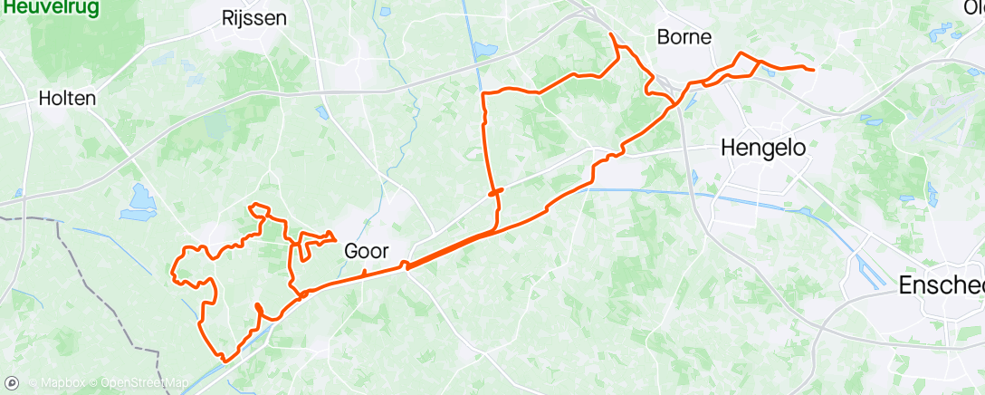 「Koningsrit met PvdK」活動的地圖