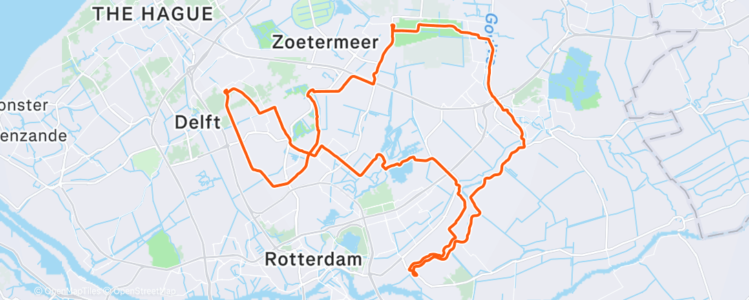 Map of the activity, Rondje IJssel