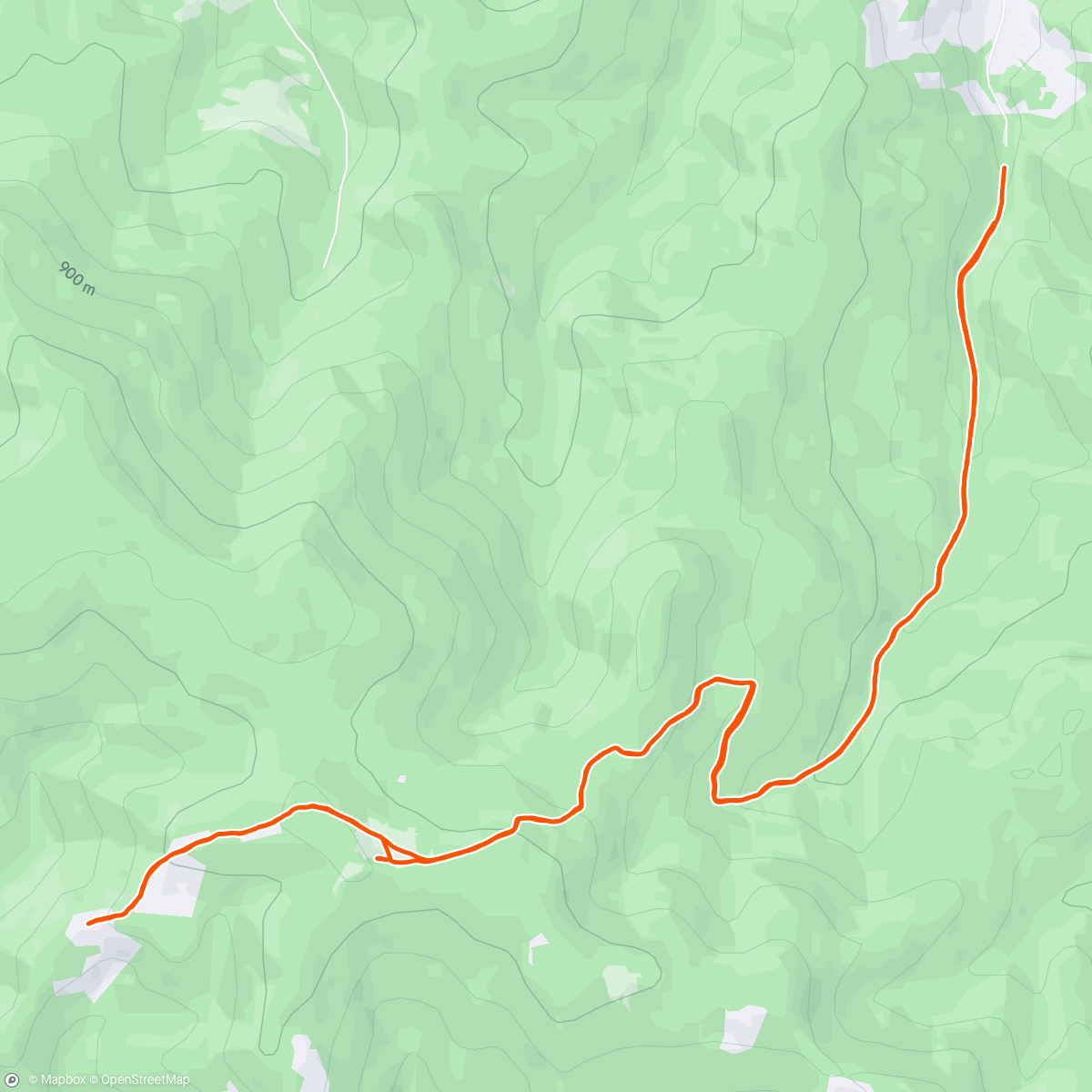 Map of the activity, Łabowska i okolice