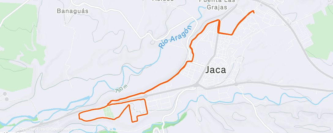 Карта физической активности (Carrera de mañana)