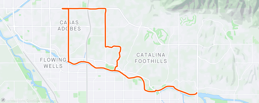 Map of the activity, Chill Morning Ride