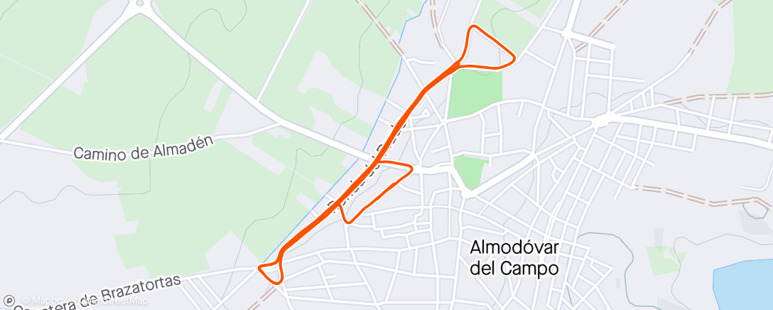 Mapa da atividade, 5k activación pre RRE