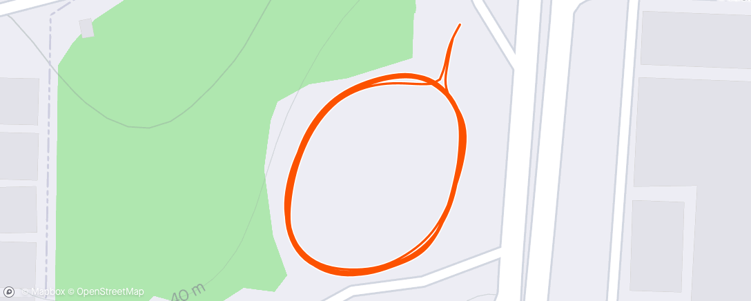 Map of the activity, Morning Run