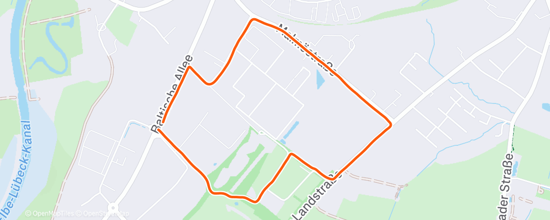 Map of the activity, Mittagswanderung